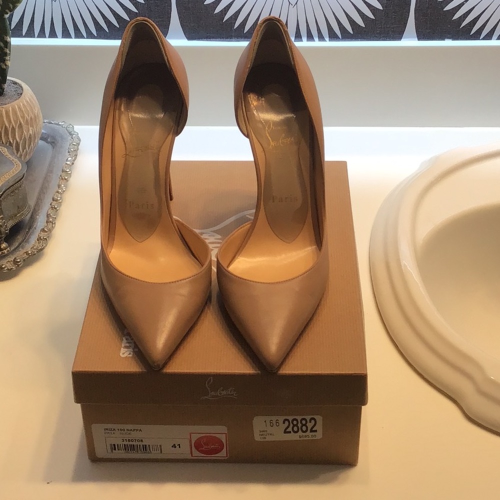 Christian Louboutin IRIZA 100 mm Napa Nude